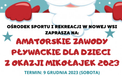 Zawody Pływackie dla dzieci z okazji Mikołajek – 9.12.2023